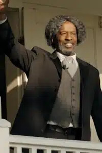 Mr. Darius Wallace portrays Frederick Douglass.