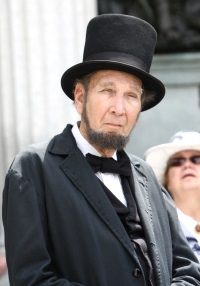 Lewis Clymer as Abraham Lincoln