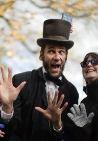 Rick Miller as Abraham Lincoln